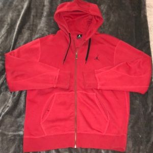 Air Jordan Full Zip Hooded Sweatshirt (L)